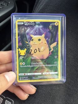 Pikachu card 