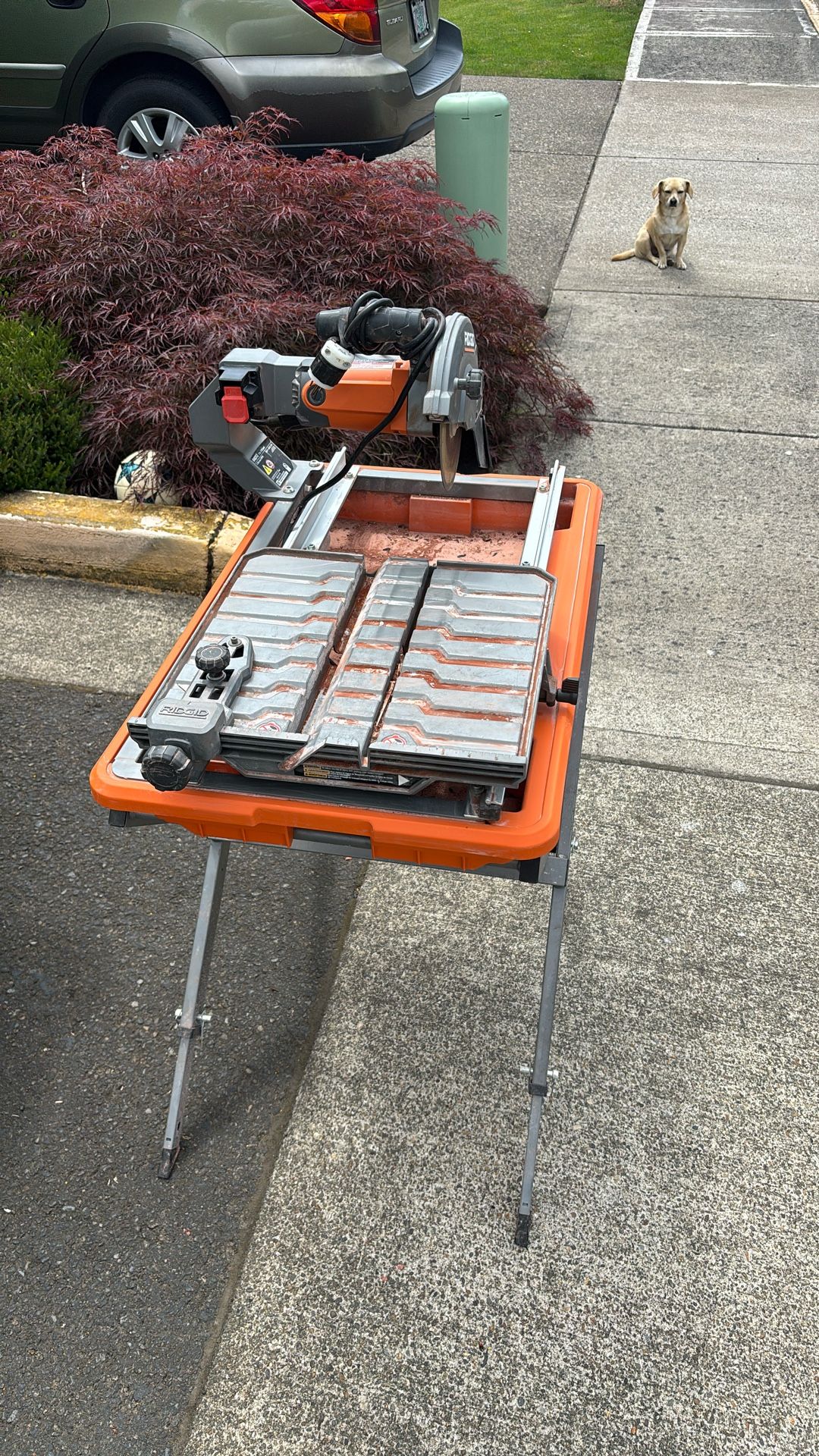 Rigid 7” Tile Saw