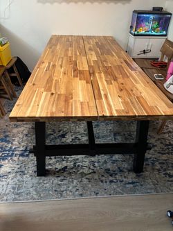 IKEA skogsta dining table