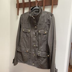 J.Crew Women Waterproof Waxed Cotton Jacket