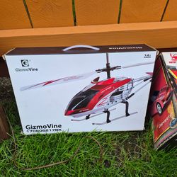Remote car and helicopter