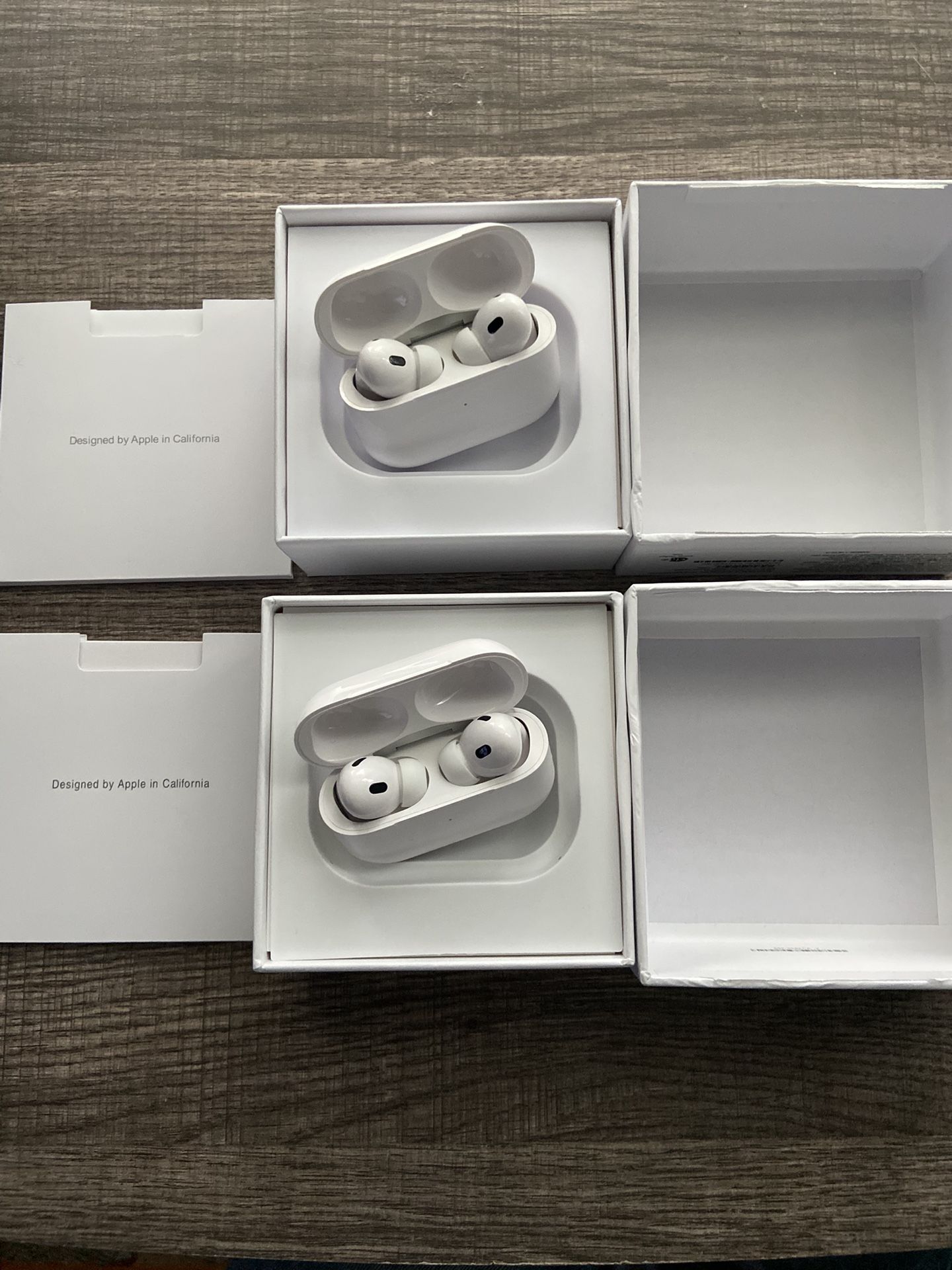 Two AirPod Pros 2nd Generation