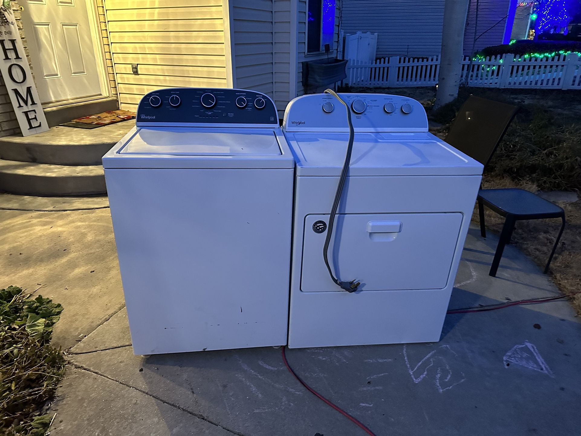 Washer And Dryer