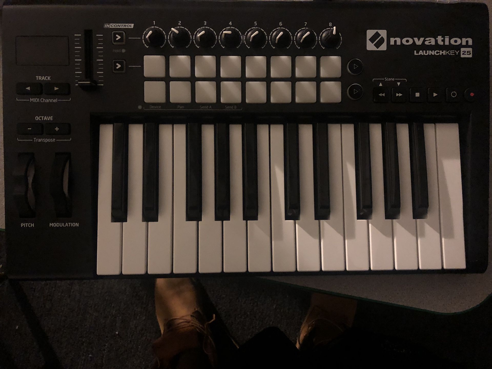 Novation 25 key keyboard