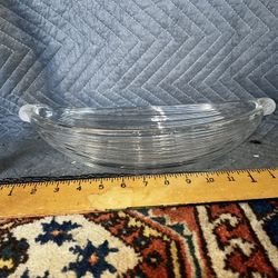 Oblong Glass Dish 