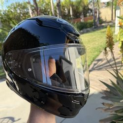 SHOEI RF-1400 Black Motorcycle Helmet Like New Size Large 59-60cm