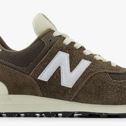 New Balance Unisex-Adult U574v1 Dark Mushroom/Angora W 9.5 / M 8