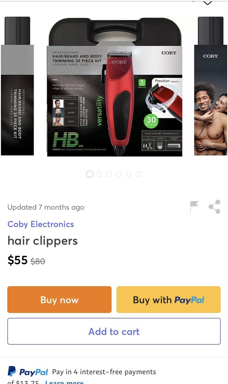 COBY Professional Hair beard And Body Trimming 30 Piece Kit for Sale in Albuquerque NM OfferUp