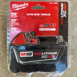 Milwaukee M18 5.0 Battery