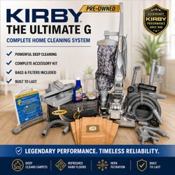 Kirby Ultimate G Diamond Edition Vacuum Full System Attachments Shampooer Kit