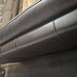 Genuine Power Operated Leather Sofa Recliner 