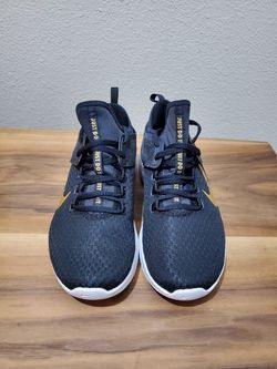 Nike Air Max Bella TR 2 Black Gold Cross Training AQ7492-001 Women's SZ 9.5W,10