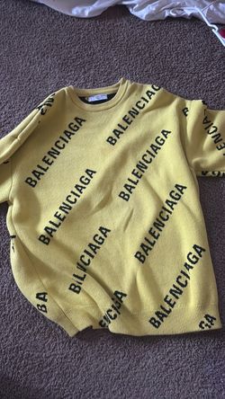 Balenciaga yellow sweater