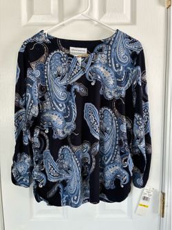 Alfred Dunner top. Petite Medium. NWT