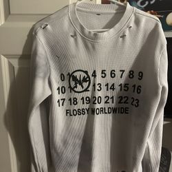 Distressed Flossy Worldwide Long sleeve Shirt