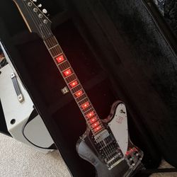 Acrylic Firebird Electric Guitar With LED Fretmarkers