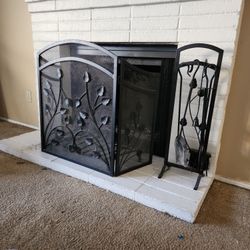 Fireplace Gaurd And Tools