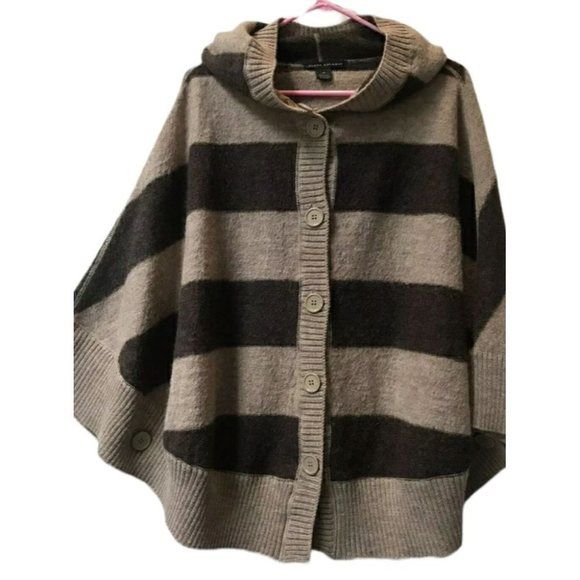 Elena Solano Wool Pancho Sweater Womens