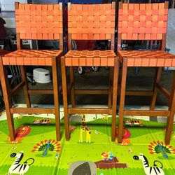 Woven Bar Stools