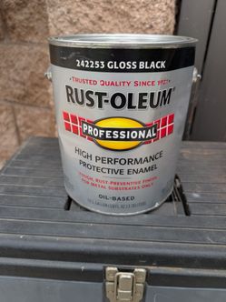 Rust-Oleum Professional Gloss Black Enamel 1 Gallon
