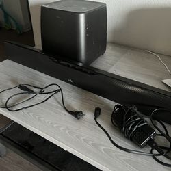 Polk Soundbar And Subwoofer (READ DESCRIPTION)