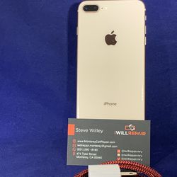 Apple iPhone 8+ gold 64GB AT&T $330