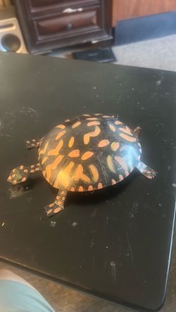 Metal Turtle Figurine