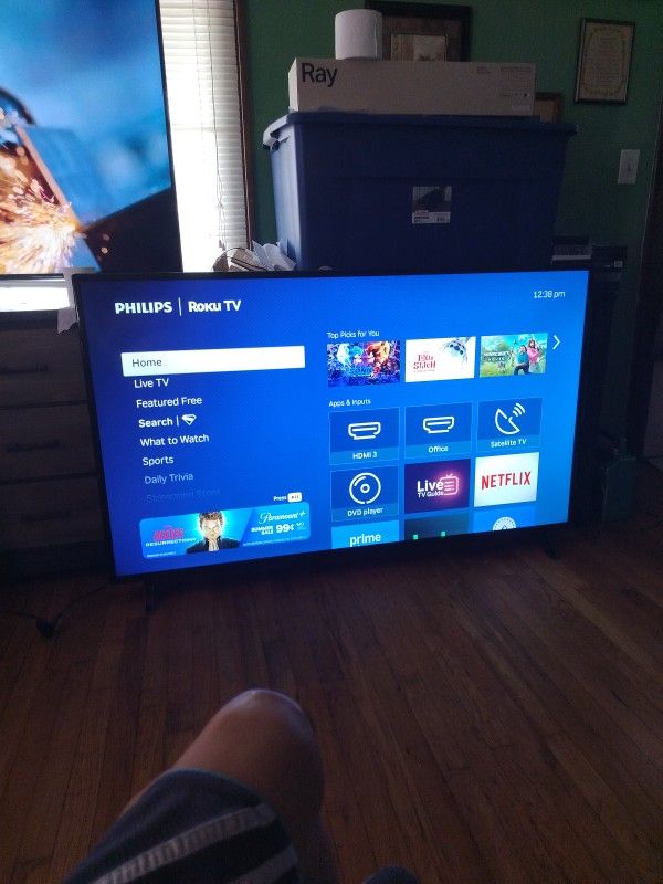 Phillips Roku 75 Inch Tv