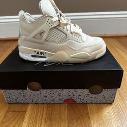 Jordan 4’s off white sail