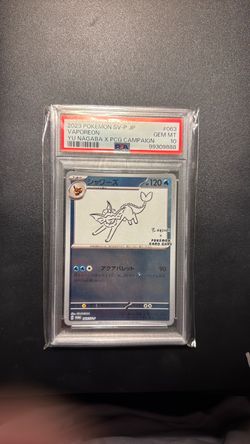 Vaporeon Yu Nagaba PSA 10