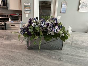 Pansy floral arrangement