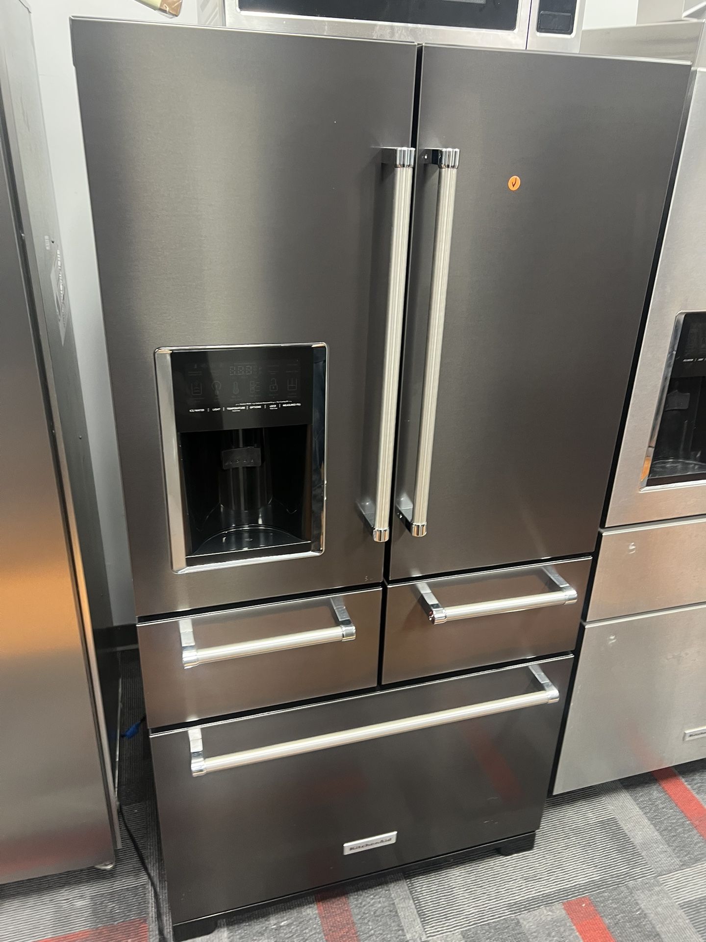 Kitchenaid 5 Door Refrigerator Black Stainless Steel 2024