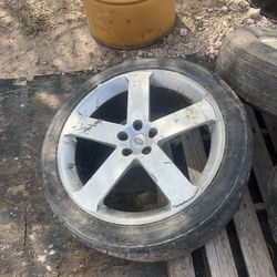 Different Metal Rims And One Aluminum