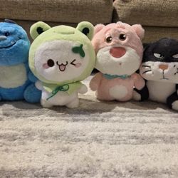 Stuffed Animals (Pack Of 4)