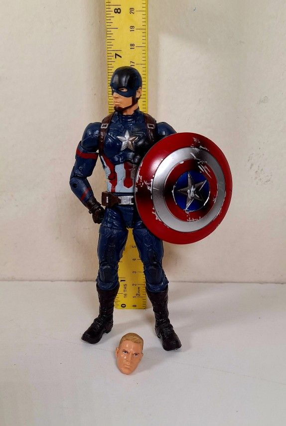 Battle Damaged Captain America from Civil War 3-Pack