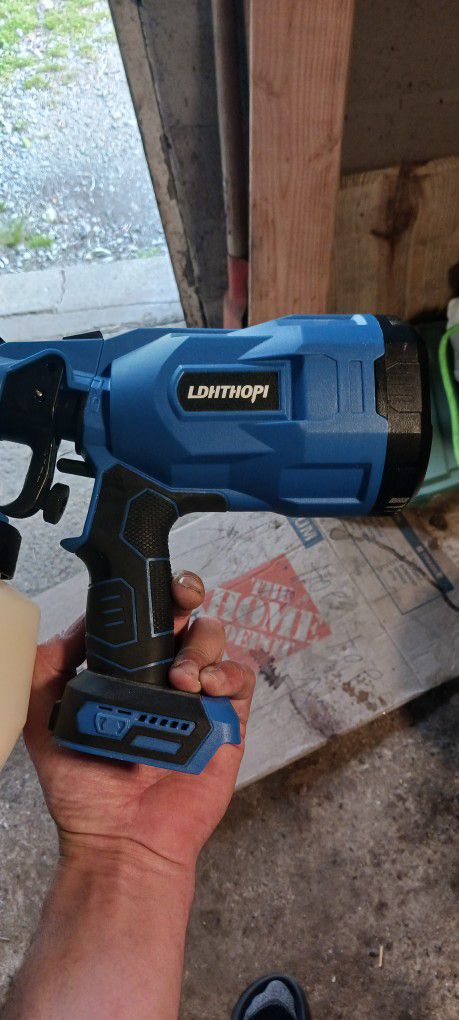 Knock Off Battery Spray Paint Gun