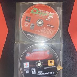 Midnight Club 2 and Tokyo Xtreme Racer Drift 2 PS2 [TESTED]