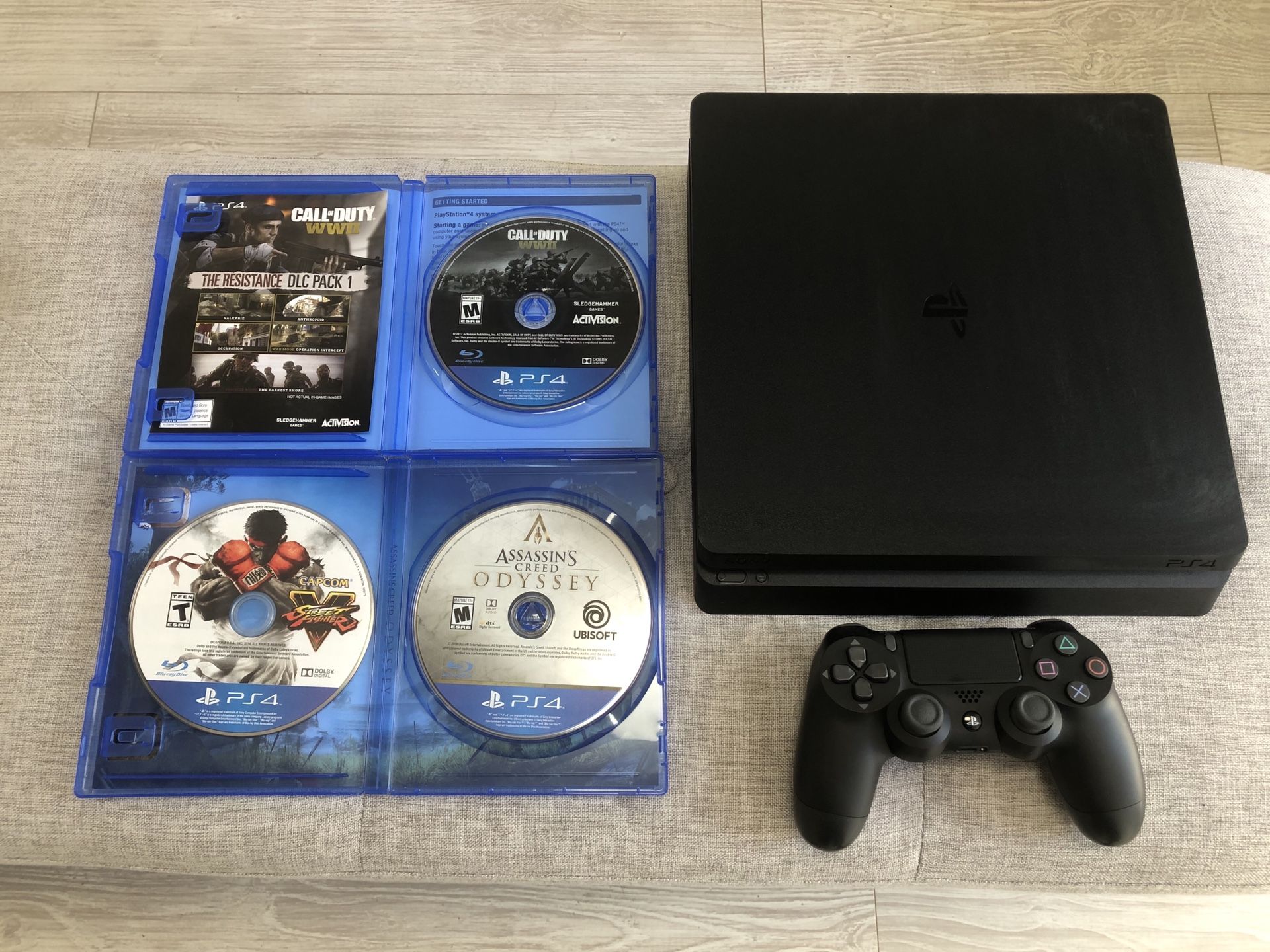 New PS4 Slim 1TB with controller + 3 games!