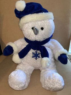 Christmas snowman plushie.