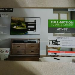 NEW! 2-PACK SANUS VuePoint Full-Motion TV Wall Mount (42"-85" w/ 4K HDMI)