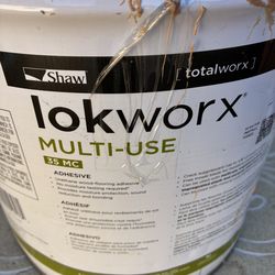 4 NEW 4 gallon buckets of Shaw wood floor adhesive.  $100 each.