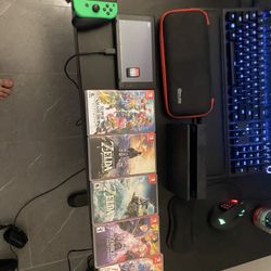 Nintendo Switch + Games (Delivery Available)