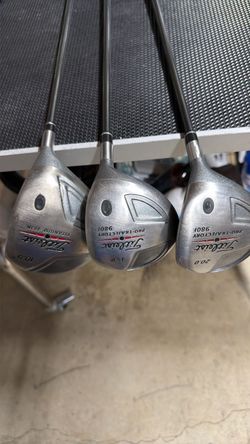 Titleist Pro-Trajectory 983K 10.5 driver 980F Wood Set 15.0° & 19.0° Stiff Flex Graphite RH