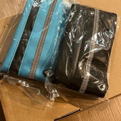 NEW!Blue + Black Waist Bag/pocket