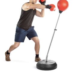 Punching Bag With 12  “ ounce Boxing  gloves