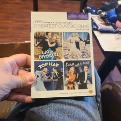 Silver Screen Icons: Astaire & Rogers (DVD, 2010, 4-Disc Set) Greatest Films NEW