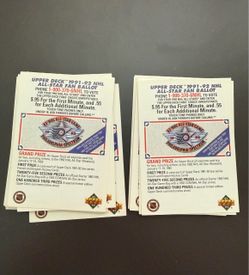 22 of the Upper Deck 1991-92 All-Star Fan Ballot (NHL Upper Deck)