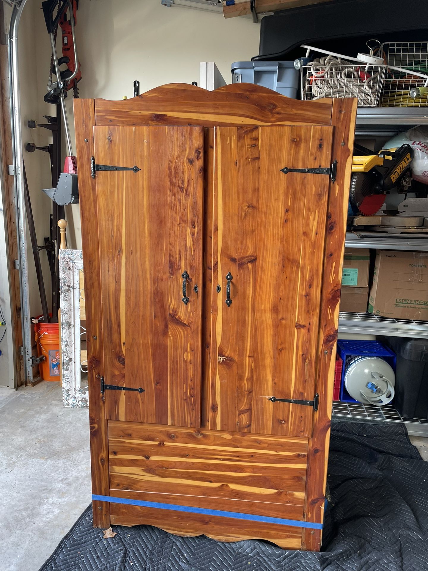 Antique  Solid Red Cedar,Armoire Cabinet