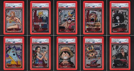 One Piece 25th Anniversary Sequential PSA 10 Gem Mint Card Set