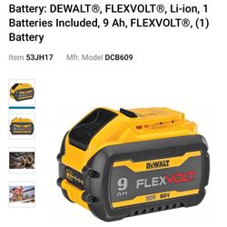 Pick Up Only De Walt Battery 